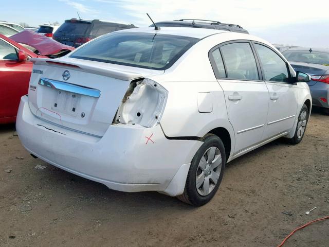 3N1AB6AP6CL772333 - 2012 NISSAN SENTRA 2.0 WHITE photo 4