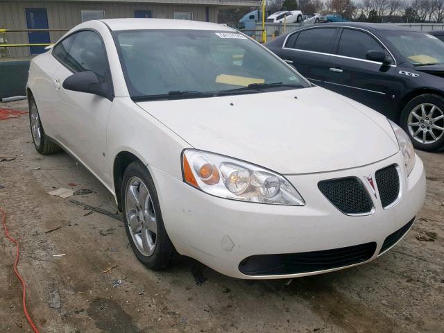 1G2ZH18N674204976 - 2007 PONTIAC G6 GT WHITE photo 1