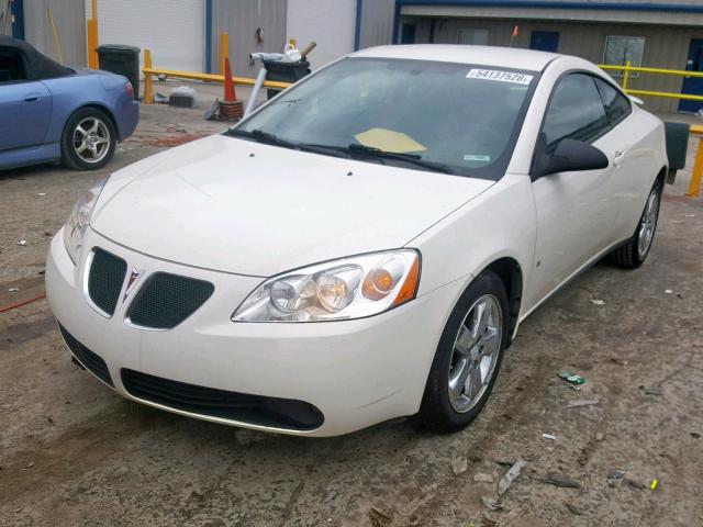 1G2ZH18N674204976 - 2007 PONTIAC G6 GT WHITE photo 2