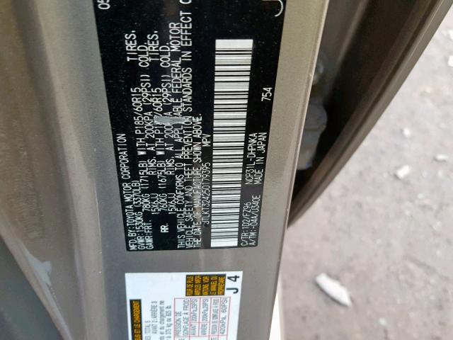 JTLKT324250179395 - 2005 TOYOTA SCION XB 灰色 照片 10