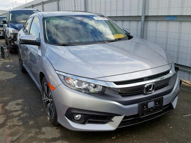 JHMFC1F72JX029003 - 2018 HONDA CIVIC EXL GRAY photo 1