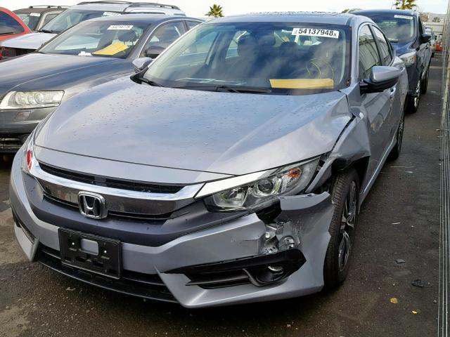 JHMFC1F72JX029003 - 2018 HONDA CIVIC EXL GRAY photo 2