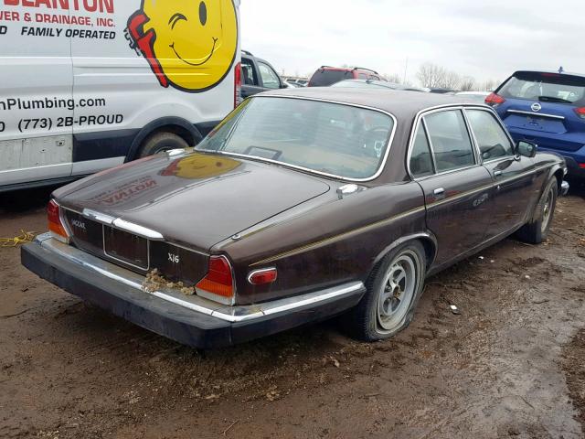 SAJAV1342GC436773 - 1986 JAGUAR XJ6 BROWN photo 4