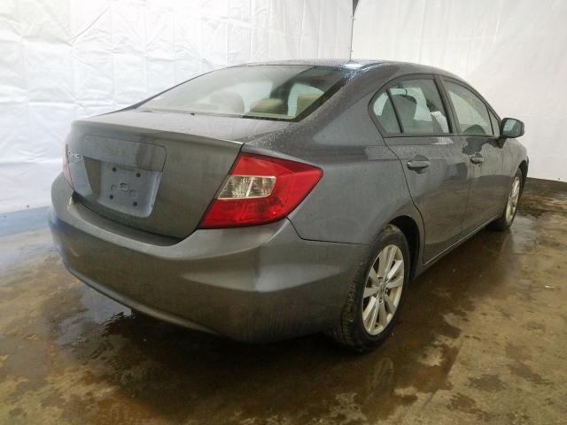 2HGFB2F85CH532875 - 2012 HONDA CIVIC EX GRAY photo 4