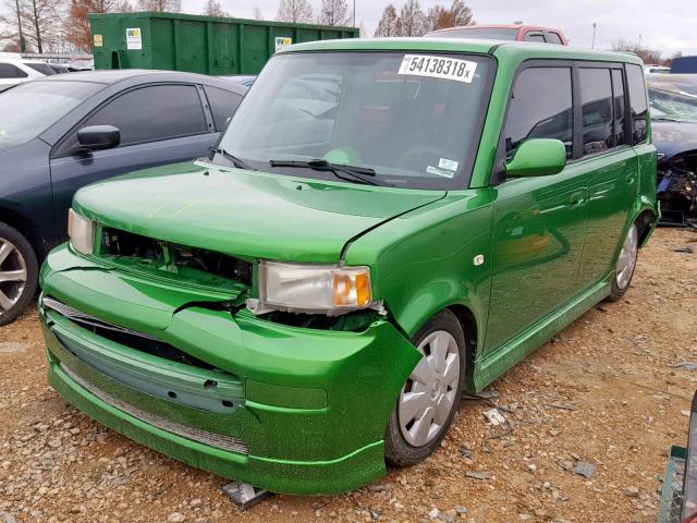 JTLKT324864071096 - 2006 TOYOTA SCION XB Жасыл фото 2
