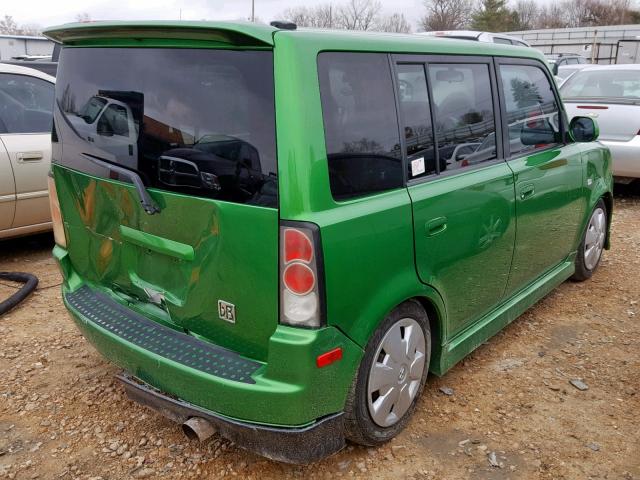 JTLKT324864071096 - 2006 TOYOTA SCION XB Жасыл фото 4