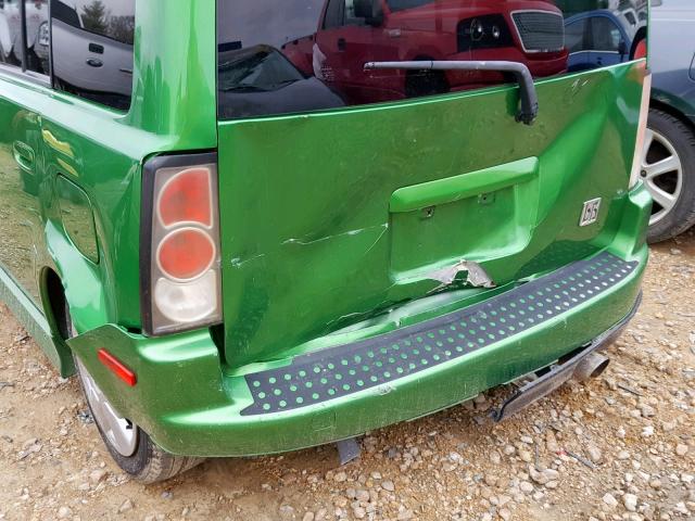 JTLKT324864071096 - 2006 TOYOTA SCION XB Жасыл фото 9