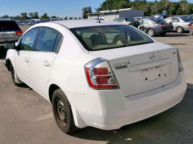 3N1AB61E79L658817 - 2009 NISSAN SENTRA 2.0 WHITE photo 3