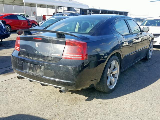 2B3LA73W66H474155 - 2006 DODGE CHARGER SR BLACK photo 4