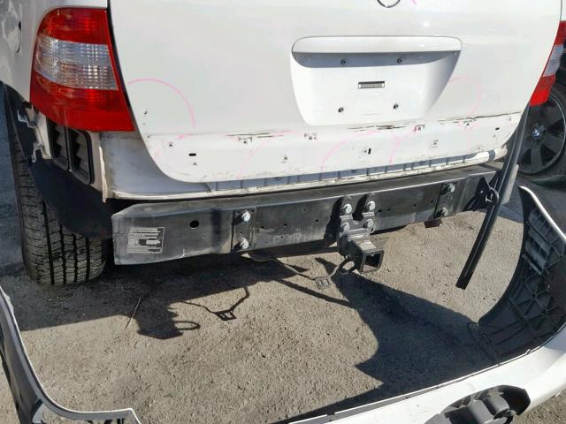 4JGAB54E12A311012 - 2002 MERCEDES-BENZ ML 320 WHITE photo 9