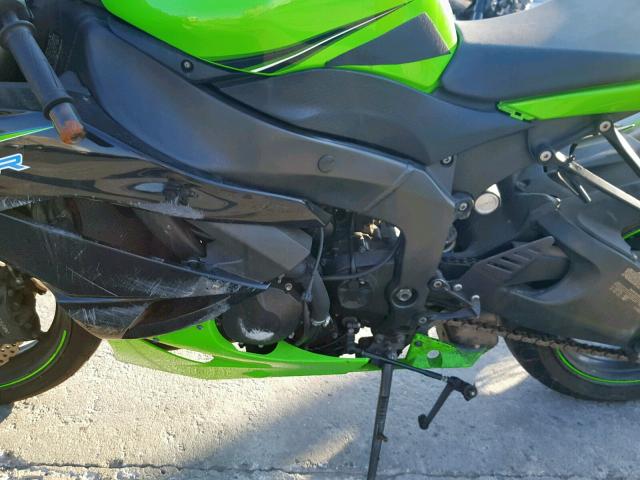 JKAZX4R10BA025798 - 2011 KAWASAKI ZX600 R GREEN photo 9