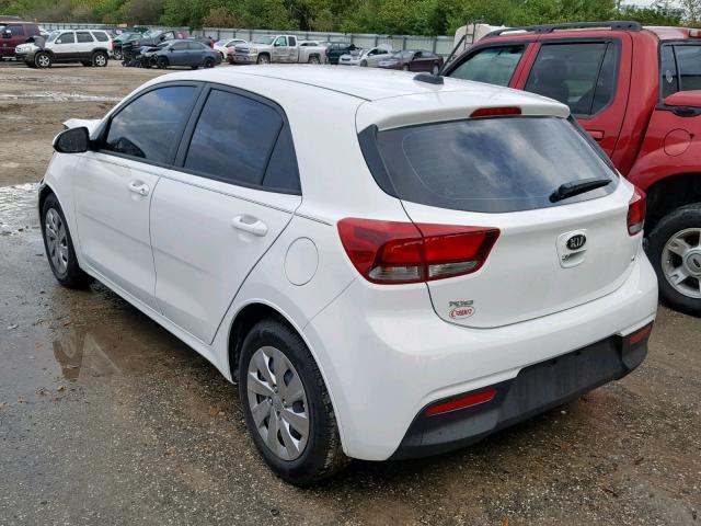 3KPA25ABXJE092321 - 2018 KIA RIO LX WHITE photo 3