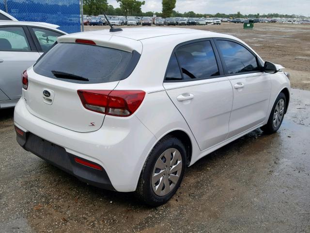 3KPA25ABXJE092321 - 2018 KIA RIO LX WHITE photo 4