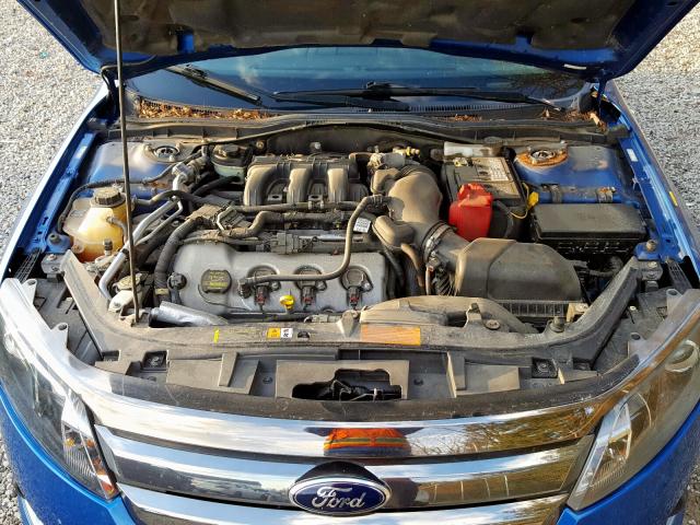 3FAHP0KC8CR192560 - 2012 FORD FUSION SPO BLUE photo 7