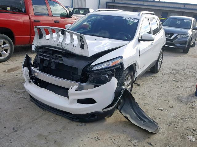 1C4PJLCB3GW135247 - 2016 JEEP CHEROKEE L WHITE photo 2