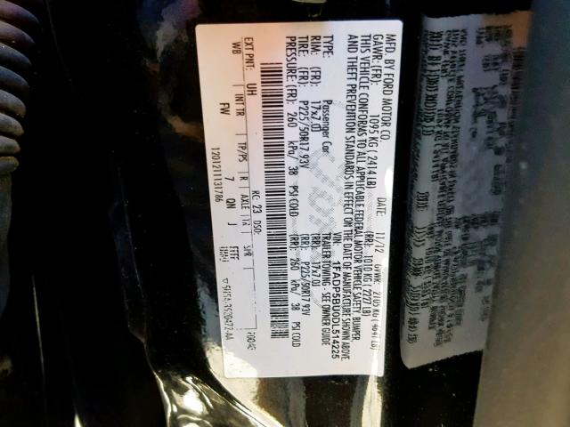 1FADP5BU0DL514225 - 2013 FORD C-MAX SEL BLACK photo 10