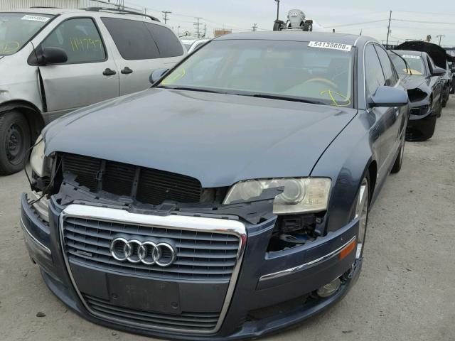 WAUML44E46N015762 - 2006 AUDI A8 L QUATT BLUE photo 2