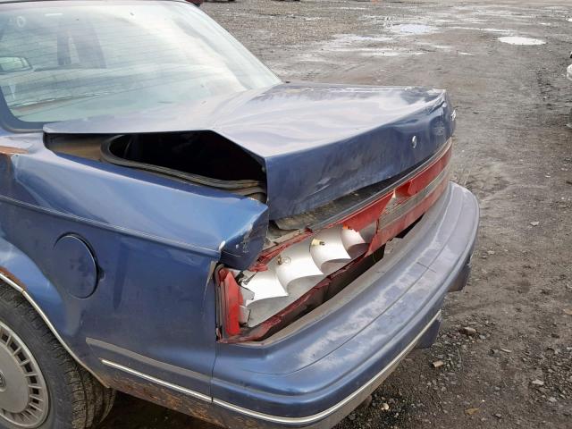 1G4AG55M2T6474649 - 1996 BUICK CENTURY SP BLUE photo 9