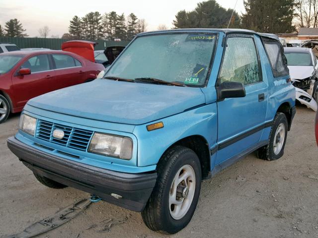 2CNBJ1864S6907361 - 1995 GEO TRACKER BLUE photo 2