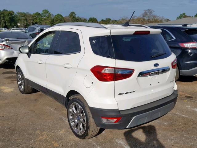 MAJ3P1VE9JC188476 - 2018 FORD ECOSPORT T WHITE photo 3