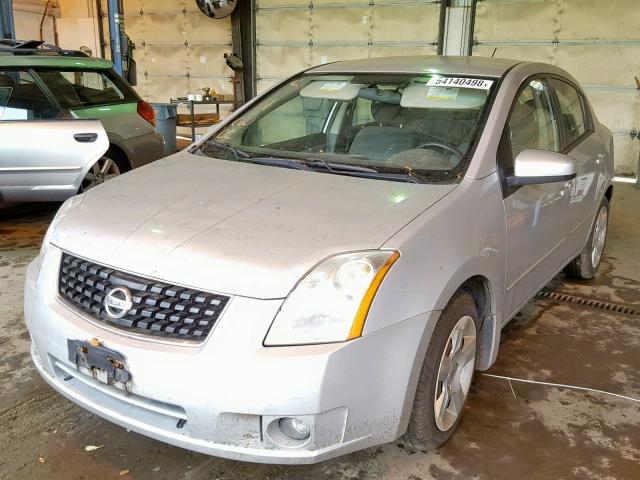 3N1AB61E08L635801 - 2008 NISSAN SENTRA 2.0 SILVER photo 2