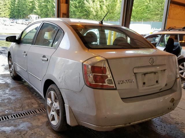 3N1AB61E08L635801 - 2008 NISSAN SENTRA 2.0 SILVER photo 3