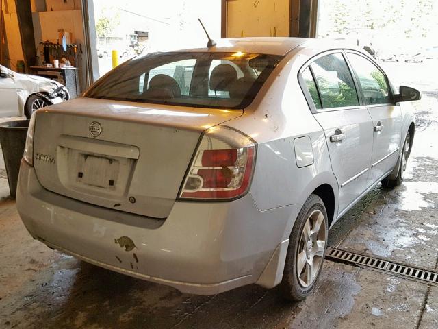 3N1AB61E08L635801 - 2008 NISSAN SENTRA 2.0 SILVER photo 4