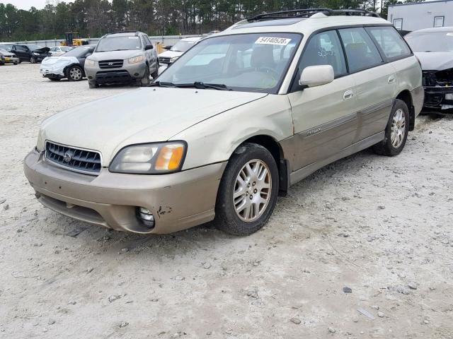 4S3BH686947609324 - 2004 SUBARU LEGACY OUT GREEN photo 2