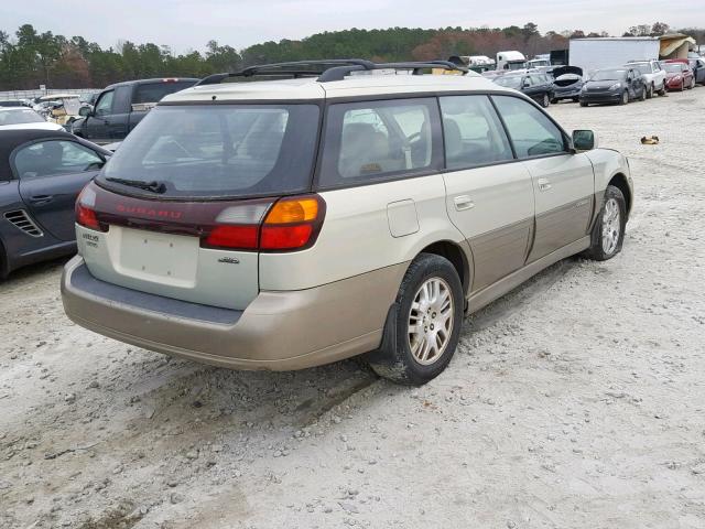 4S3BH686947609324 - 2004 SUBARU LEGACY OUT GREEN photo 4