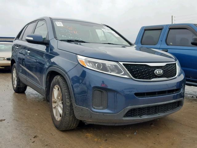 5XYKT3A64FG578156 - 2015 KIA SORENTO LX BLUE photo 1