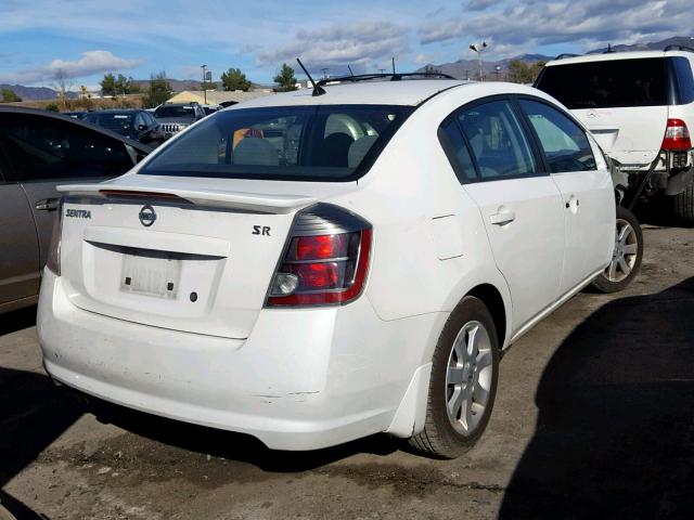 3N1AB6AP6BL725558 - 2011 NISSAN SENTRA 2.0 WHITE photo 4