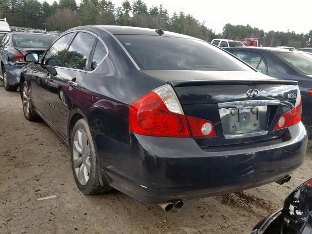 JNKAY01F56M254254 - 2006 INFINITI M35 BASE BLACK photo 3