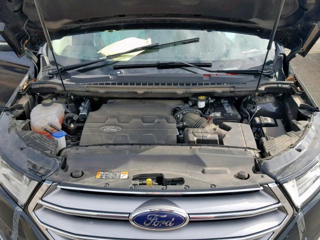 2FMPK3J83GBB59405 - 2016 FORD EDGE SEL BLACK photo 7