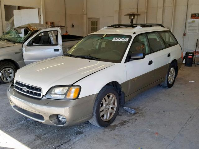 4S3BH6652Y7664827 - 2000 SUBARU LEGACY OUT WHITE photo 2