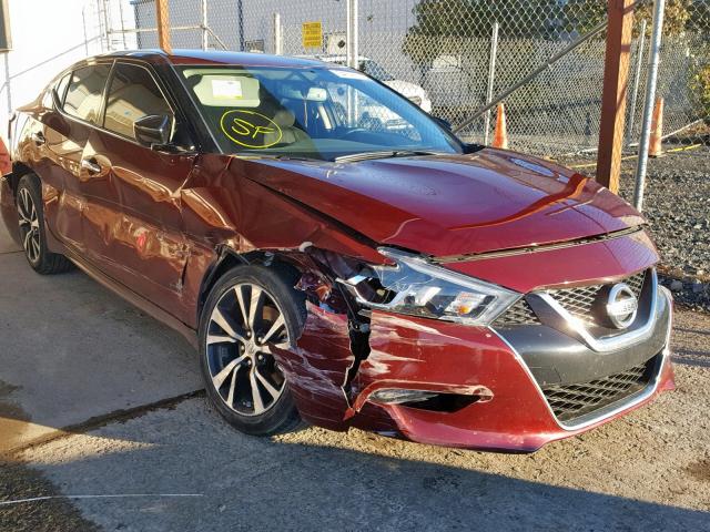 1N4AA6AP8JC364530 - 2018 NISSAN MAXIMA 3.5 RED photo 1