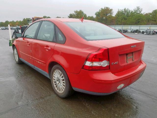 YV1MS382X42010414 - 2004 VOLVO S40 2.4I RED photo 3