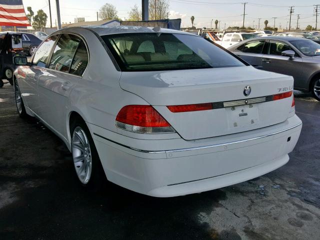 WBAGN63493DR14226 - 2003 BMW 745 LI WHITE photo 3