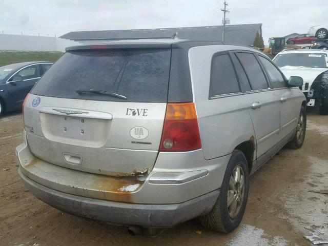 2C8GF68415R386527 - 2005 CHRYSLER PACIFICA T SILVER photo 4