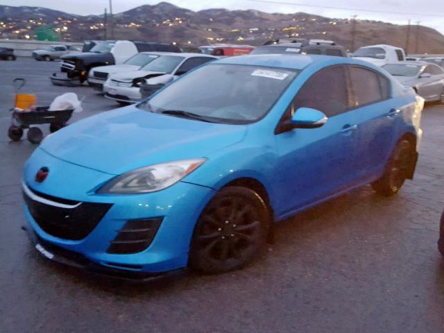 JM1BL1S57A1134711 - 2010 MAZDA 3 S BLUE photo 2