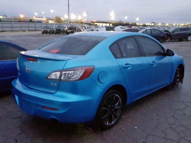 JM1BL1S57A1134711 - 2010 MAZDA 3 S BLUE photo 4