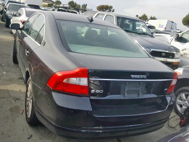 YV1AS982471031436 - 2007 VOLVO S80 3.2 BLACK photo 3