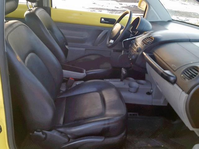 3VWCC21C4YM429236 - 2000 VOLKSWAGEN NEW BEETLE ყვითელი ფოტო 5