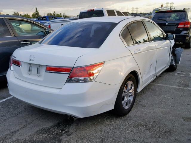 1HGCP2F42BA142041 - 2011 HONDA ACCORD LXP WHITE photo 4