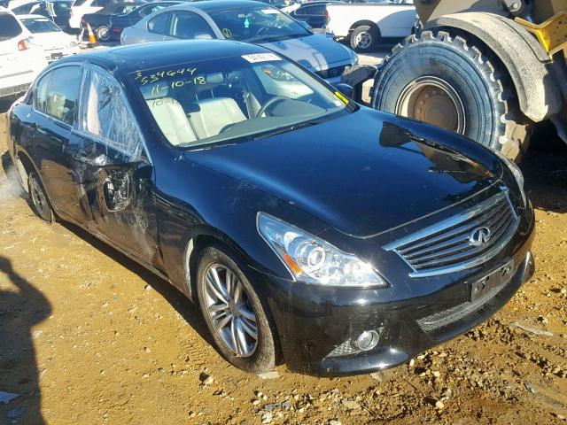 JN1DV6AR9BM654268 - 2011 INFINITI G25 BLACK photo 1