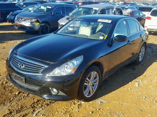 JN1DV6AR9BM654268 - 2011 INFINITI G25 BLACK photo 2