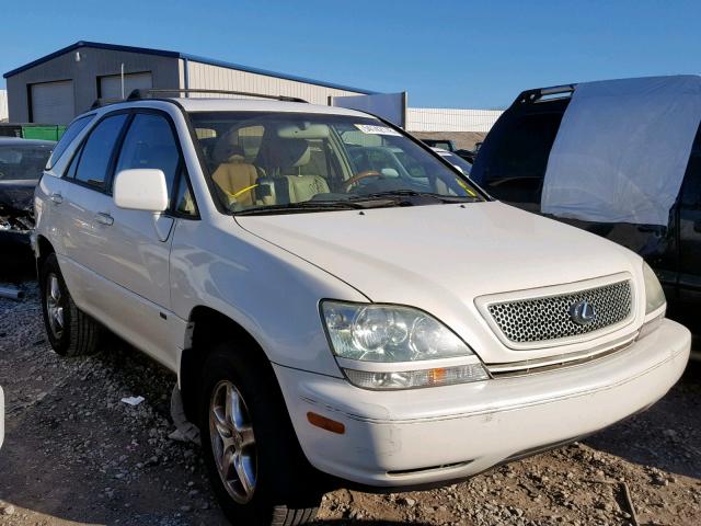 JTJGF10U320136922 - 2002 LEXUS RX 300 WHITE photo 1