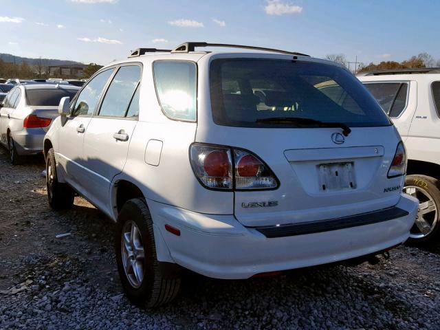 JTJGF10U320136922 - 2002 LEXUS RX 300 WHITE photo 3