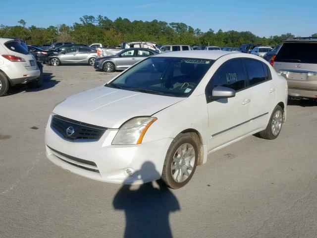 3N1AB6AP9BL646675 - 2011 NISSAN SENTRA 2.0 WHITE photo 2