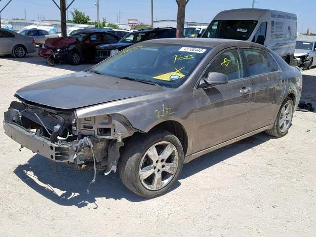 1G1ZD5EU1CF309636 - 2012 CHEVROLET MALIBU 2LT BROWN photo 2