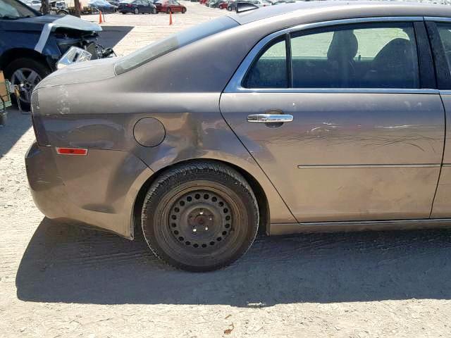 1G1ZD5EU1CF309636 - 2012 CHEVROLET MALIBU 2LT BROWN photo 9